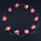 10ct. Large Pink Flowers LED Garland String Lights by Ashland®